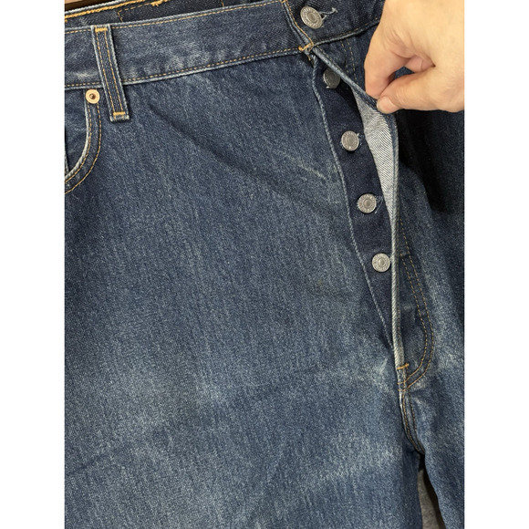 Vtg Levis 501xx Jeans Mens 44x29 Blue Button Fly - SEE NOTES‎ - Picture 3 of 12